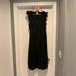 Black Eyelet J. Crew dress size 12